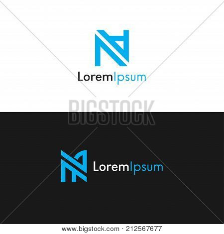 Na Logo Company Icon Sign Vector Design.