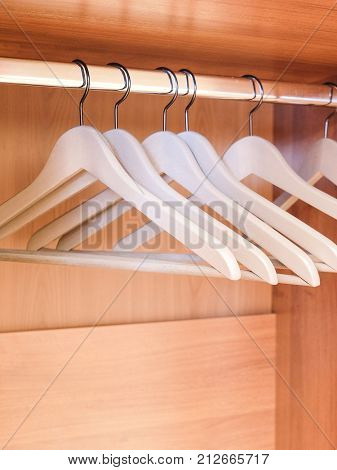 Interior of a cloakroom
