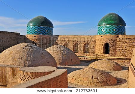 Khiva: view of the domes of old town