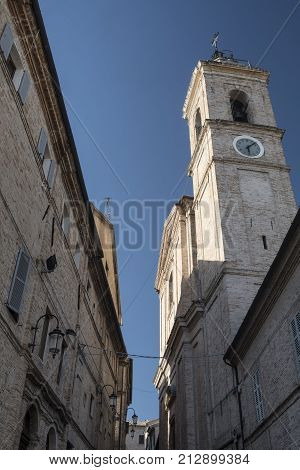 Monte San Giusto (Macerata Marches Italy): historic town