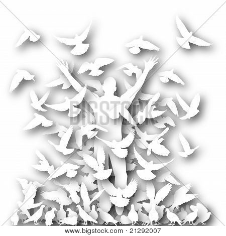 I flokken udskæring