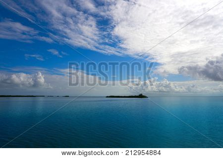 Holbox Yalahau also Conil lagoon in Quintana Roo Mexico