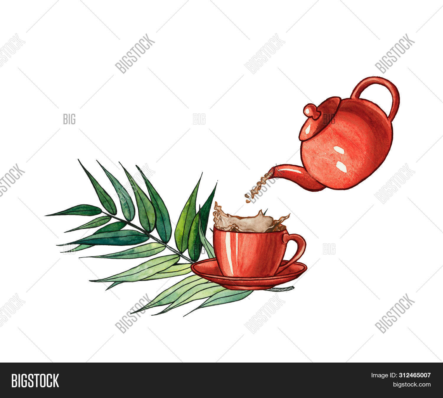 Illustration Pouring Image & Photo (Free Trial) Bigstock