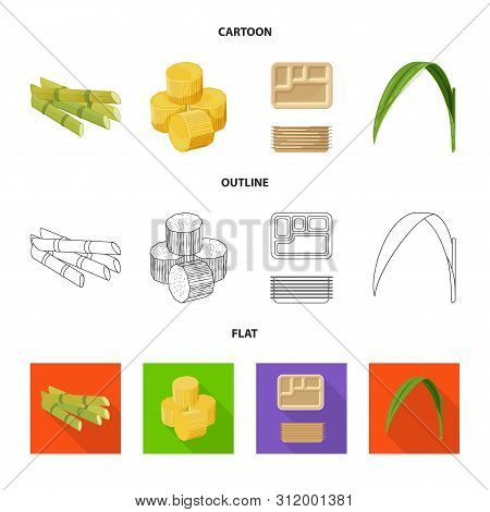 Vector Illustration Of Farm And Agriculture Symbol. Set Of Farm And Technology Vector Icon For Stock
