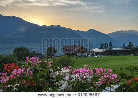 The Flowers And Villa Of Brixen