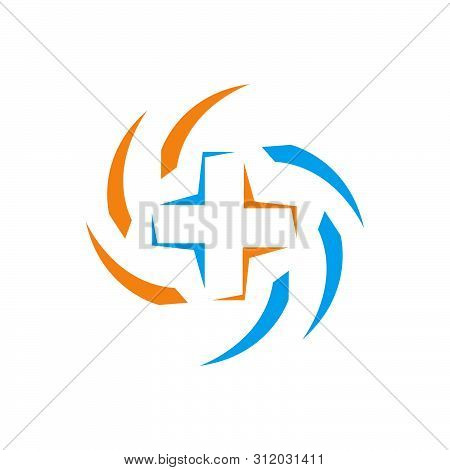 Medical Logo Design. Health Care Logo. Pharmacy Healthcare Vector Template Illustration.