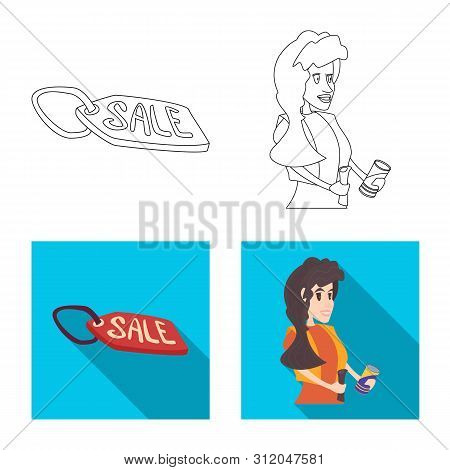 Vector Illustration Of Food And Drink Icon. Set Of Food And Store Stock Symbol For Web.