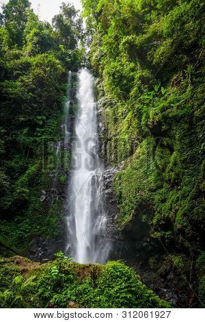 Melanting Waterfall In Munduk, Bali, Indonesia, Asia