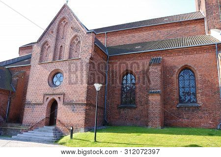 Image Of Beautiful Church In Slagelse, Denmark.