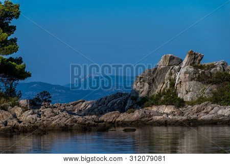 Beautiful Hidden Bay In Trpanj, Dalmatia, Croatia; Peljesac Peninsula