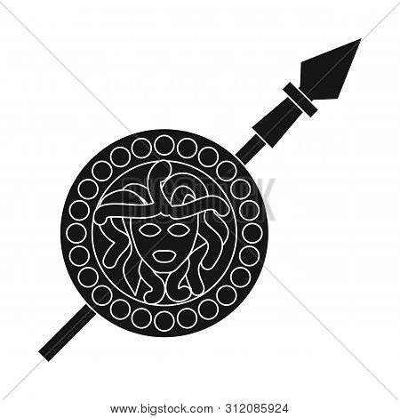 Isolated Object Of Aphrodite And Goddess Logo. Set Of Aphrodite And History Vector Icon For Stock.