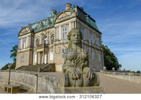 Royal Hunting Palace On Natural Park At Copenhagen, Denmark