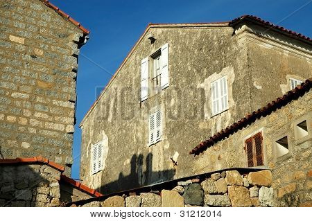 บ้านหิน Tallano di Santa Lucia คอร์ซิกา ฝรั่งเศส