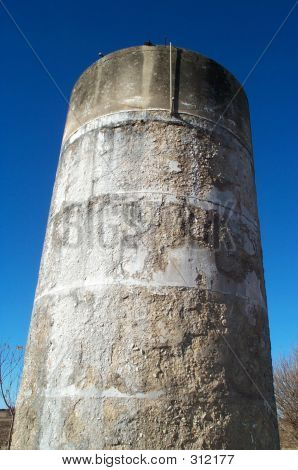 Water Tower On A Farm