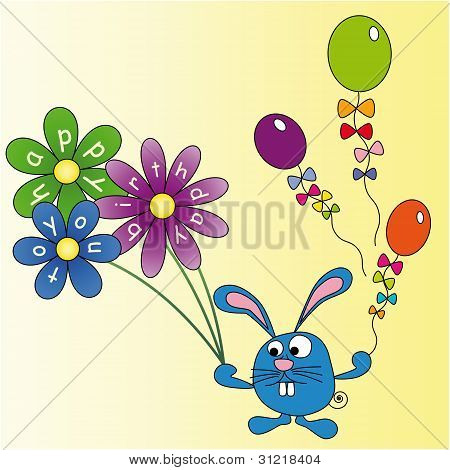 Kanin ønsker dig en Happy Birthday