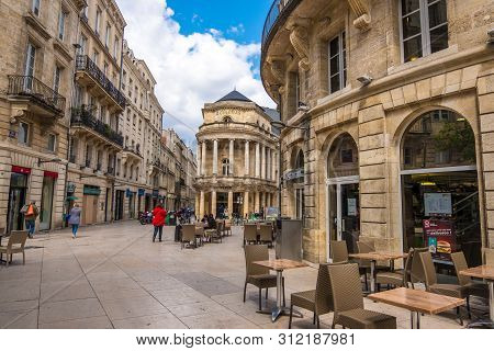 Bordeaux, France - May 5, 2019: 12 Screen Cinema Mega Cgr In Old Theatre Building In Bordeaux, Franc