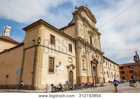 Florence, Italy - April, 2018: National Museum Of San Marco Housed In The Monumental Section Of The 