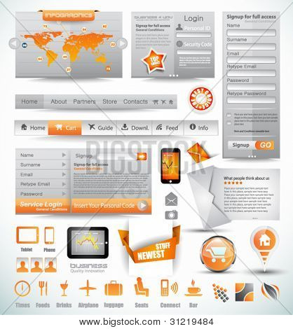 I modelli Premium e roba Web master collection: grafici, istogrammi, frecce, grafico, infografica, 