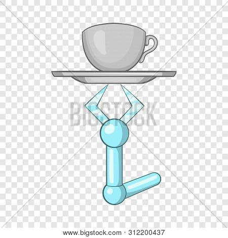 Robot Arm Icon. Cartoon Illustration Of Robot Arm Icon For Web Design