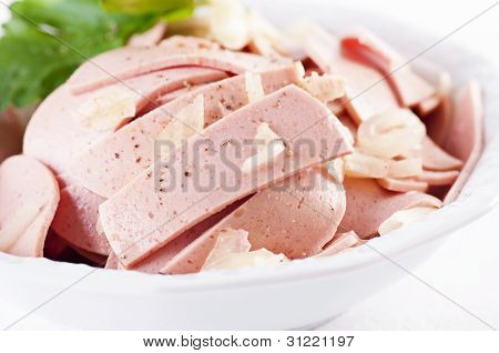 insalata di salsiccia bavarese