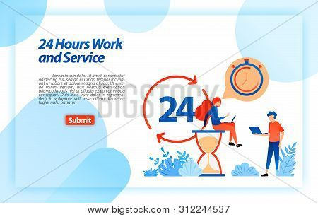 24 Hours Work Customer Service To Support Users In Getting Better Information And Services Anytime A