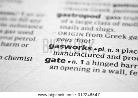 Word Or Phrase Gasworks In A Dictionary