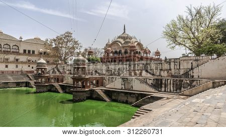Lake Near Alwar City Palace In Rajasthan, India