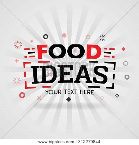 Template Food Ideas Vector Photo Free Trial Bigstock