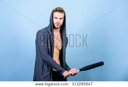 Sport Equipment. Strong And Confident. Aggression Masculinity Strong Temper. Sportsman Strong Macho 