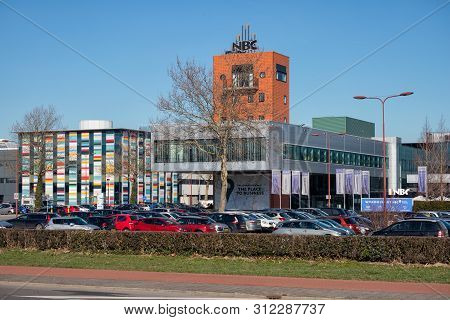 Nieuwegein, The Netherlands - February 26, 2018: Conference Centre Nbc With Parking Place In Nieuweg