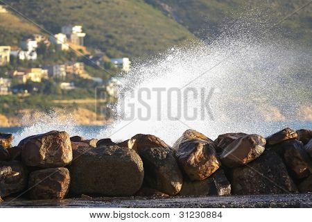 Ocean bølge Spray