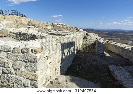 Perperikon, Bulgaria - March 17, 2019: Ruins Of Ancient Sanctuary City Of Perperikon, Kardzhali Regi
