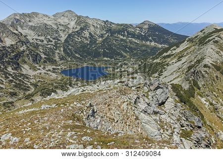 Amazing Landscape Of Popovo Lake And Polezhan Peak From Dzhano Peak, Pirin Mountain, Bulgaria
