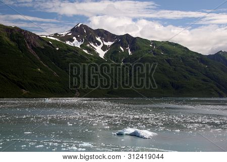 Green Hills And Mountains Of Yakutat Bay, Alaska.