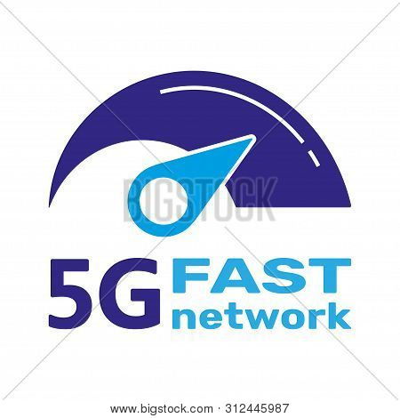 5g Logo Network Wireless Systems And Internet Vector Illustration. 5g Fast Internet Banner Concept. 