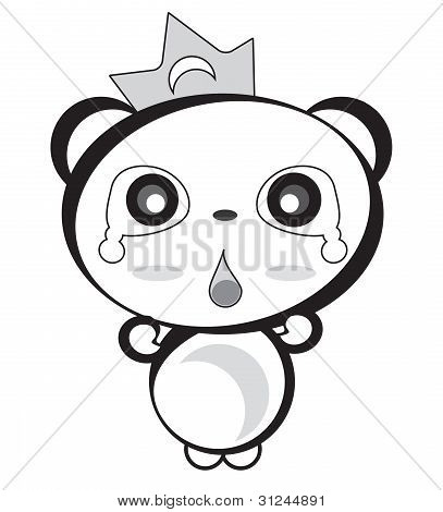 Panda Bw Shocked.eps