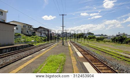 Same Station ( Same-eki) Is A Railway Station On The Hachinohe Line In Hachinohe, Aomori, Japan, Ope