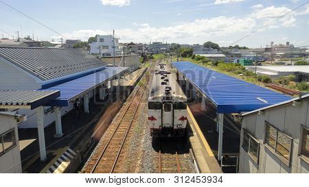Same Station ( Same-eki) Is A Railway Station On The Hachinohe Line In Hachinohe, Aomori, Japan, Ope