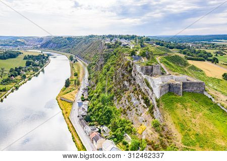 Fortress Of Charlemont Protects Givet Town On The Belgian Border And Dominates Meuse River As It Ben