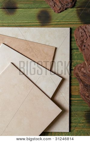 still life ceramic tile