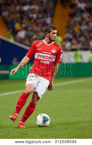 Rostov-on-don, Russia - July 20, 2019: Ayaz Guliev Of Fc Spartak Moscow In Action During The Russian