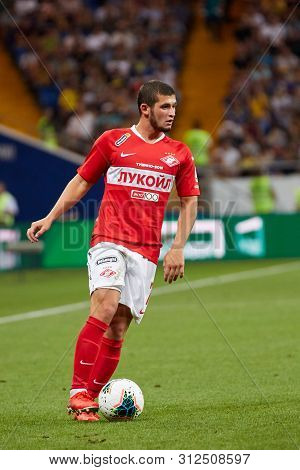 Rostov-on-don, Russia - July 20, 2019: Ayaz Guliev Of Fc Spartak Moscow In Action During The Russian