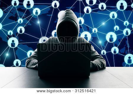 Media, Hr And Malware Concept