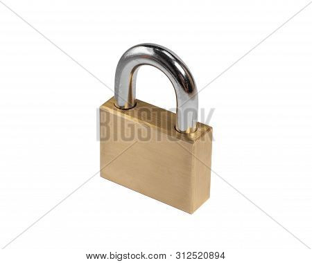 Three Key And Master Key On White Background