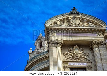 Paris, France - April 21, 2019 - The Palais Garnier Is A 1,979-seat Opera House, Which Was Built Fro