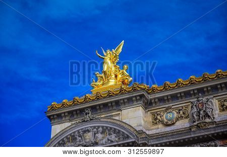 Paris, France - April 21, 2019 - The Palais Garnier Is A 1,979-seat Opera House, Which Was Built Fro
