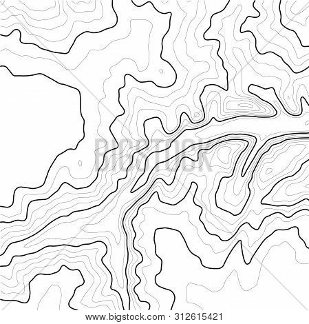 Topographic Map Contour Background. Line Topographic Map Contour Background. Art Design Contour Back
