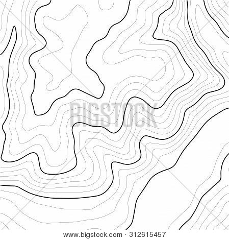 Topographic Map Contour Background. Line Topographic Map Contour Background. Art Design Contour Back