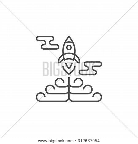 Strategy Related Vector Thin Line Icon. Isolated On White Background. Editable Stroke. Vector Illust