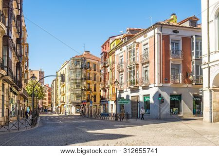 Valladolid,spain - May 13,2019 - In The Streets Of Valladolid. Valladolid Is Made Up Of A Variety Of